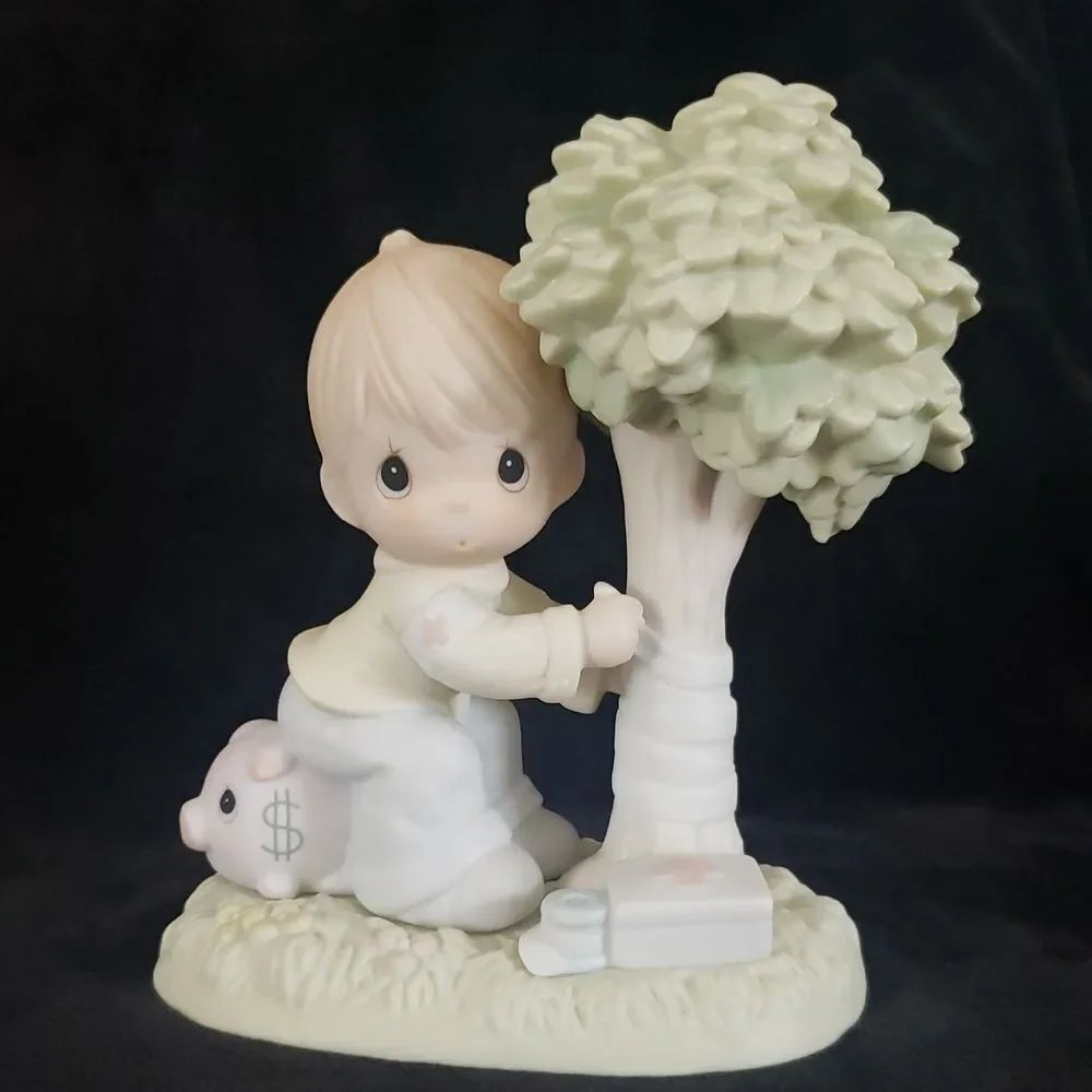 Vintage Precious Moments "Money's Not the Only Green Thing Worth Saving" #531073